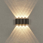 Creative Wave Arc Design Up and Down Lights LED Outdoor Wall Lights Wall Sconces Waterproof - Lamp Outdoor