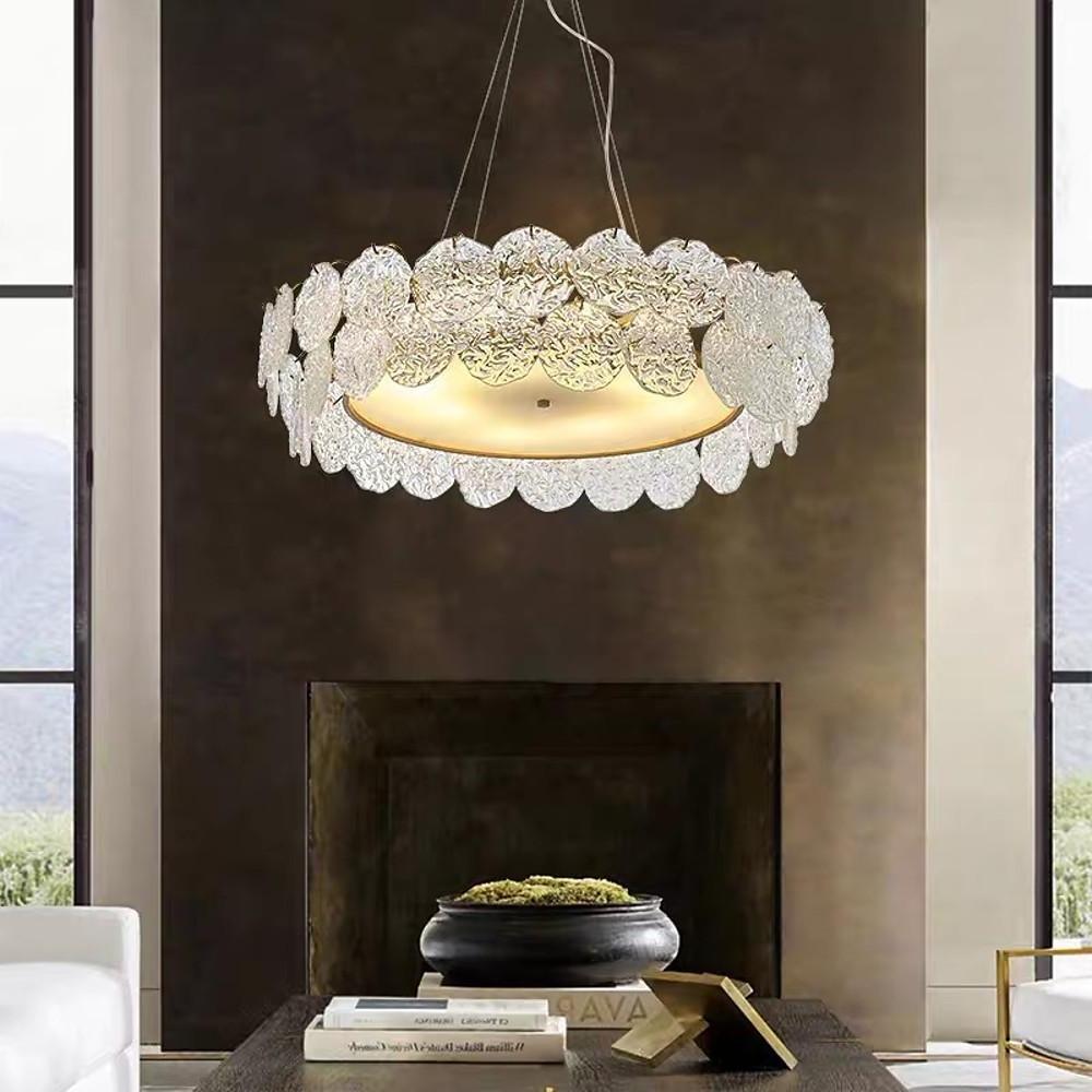 Shell Chandeliers Glass Acrylic LED Kitchen Dining Room Lighting Ceiling Light - Lamp Outdoor