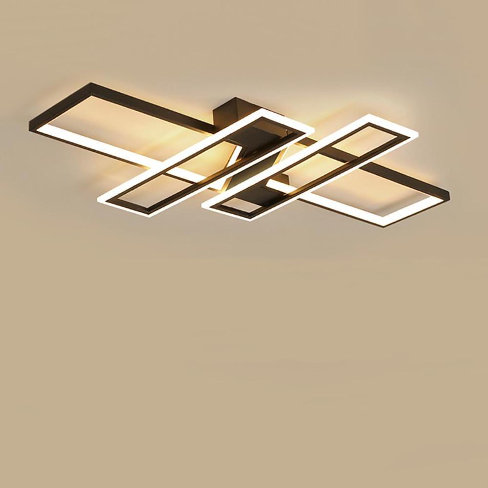 4 Rectangle LED Modern Ceiling Lights Flush Mount Lighting Ceiling Lamp - Lamp Outdoor