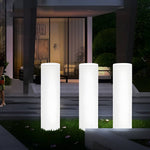 Cylinder PE LED Outdoor Floor Lamp with Remote, Color Changing RGB - Lamp Outdoor