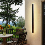 Arisha Radiation Linear Metal Acrylic Outdoor Wall Lamp Garden Corridor - Letslighting