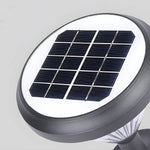 Deluxe Black Solar LED Garden Pathway Lights - Diamond Trim Design 27.6 - Inch