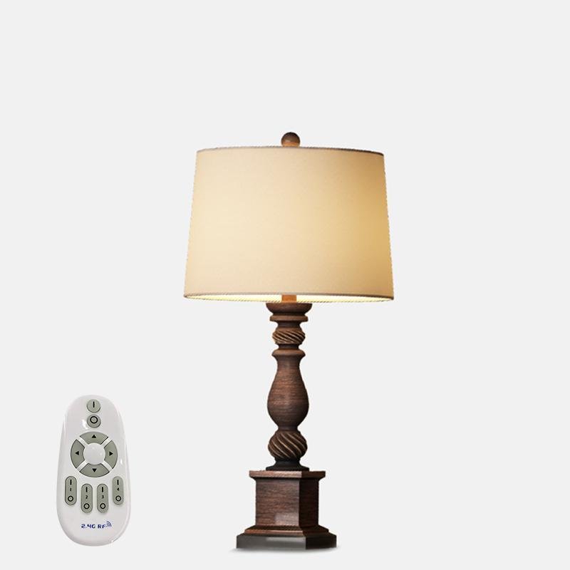 24 inch Rustic Bronze Resin Traditional Table Lamp - Lamp Outdoor