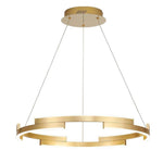 Interlocking Round Gold Chandelier for Living Room - Lamp Outdoor