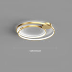 Multiple Circles Black Flush Mount Light LED Ceiling Light - Lamp Outdoor