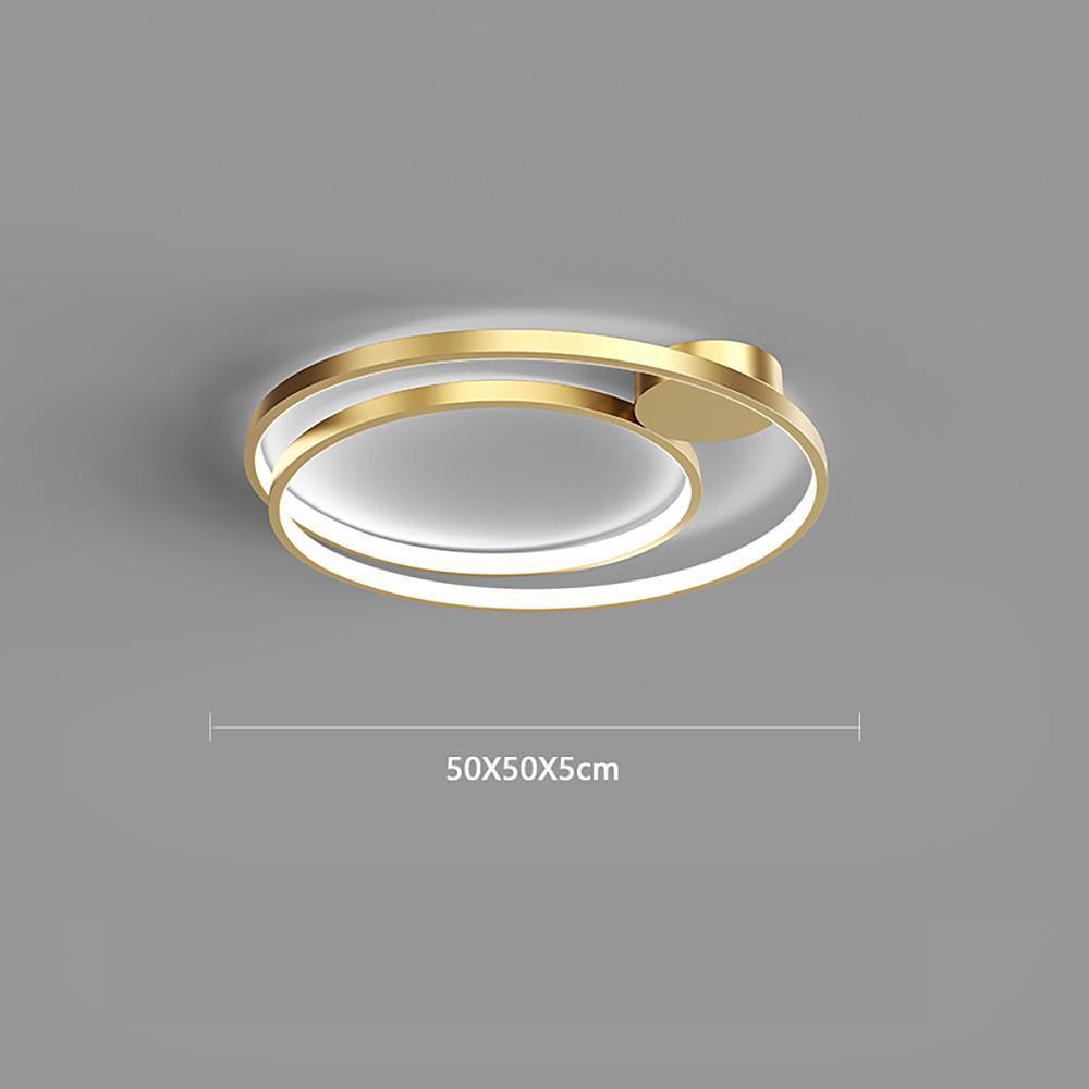 Multiple Circles Black Flush Mount Light LED Ceiling Light - Lamp Outdoor