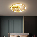 Geometric Circle LED Modern Flush Mount Lighting Ceiling Lights Hanging Light - Lamp Outdoor