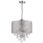 Electroplated Metal Crystal LED Country Chandeliers Kitchen Pendant Light - Lamp Outdoor