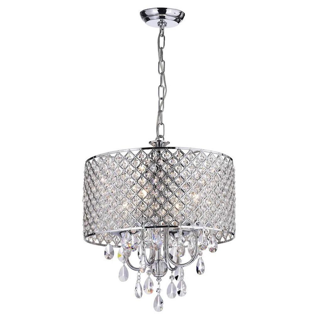 Electroplated Metal Crystal LED Country Chandeliers Kitchen Pendant Light - Lamp Outdoor