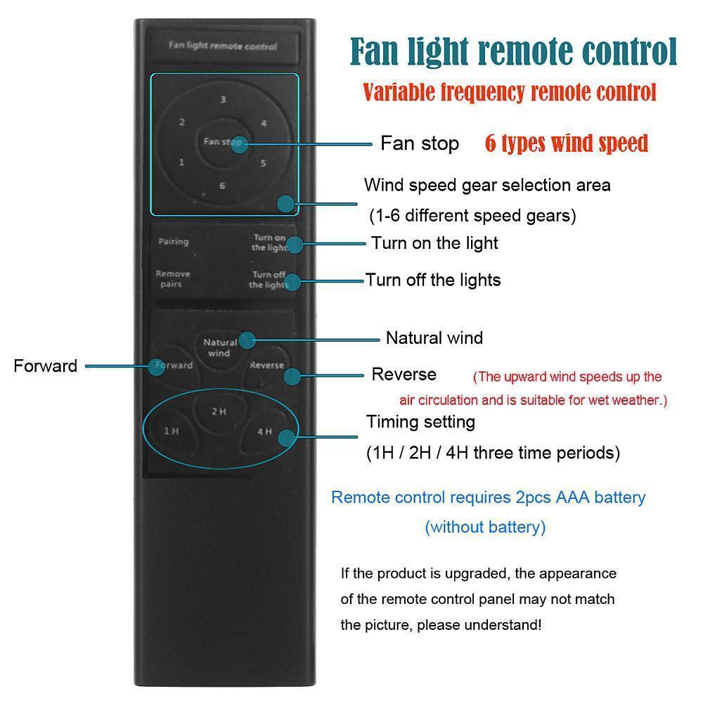 3 Bladed Farmhouse Retractable Ceiling Fan with Light - Lamp Outdoor