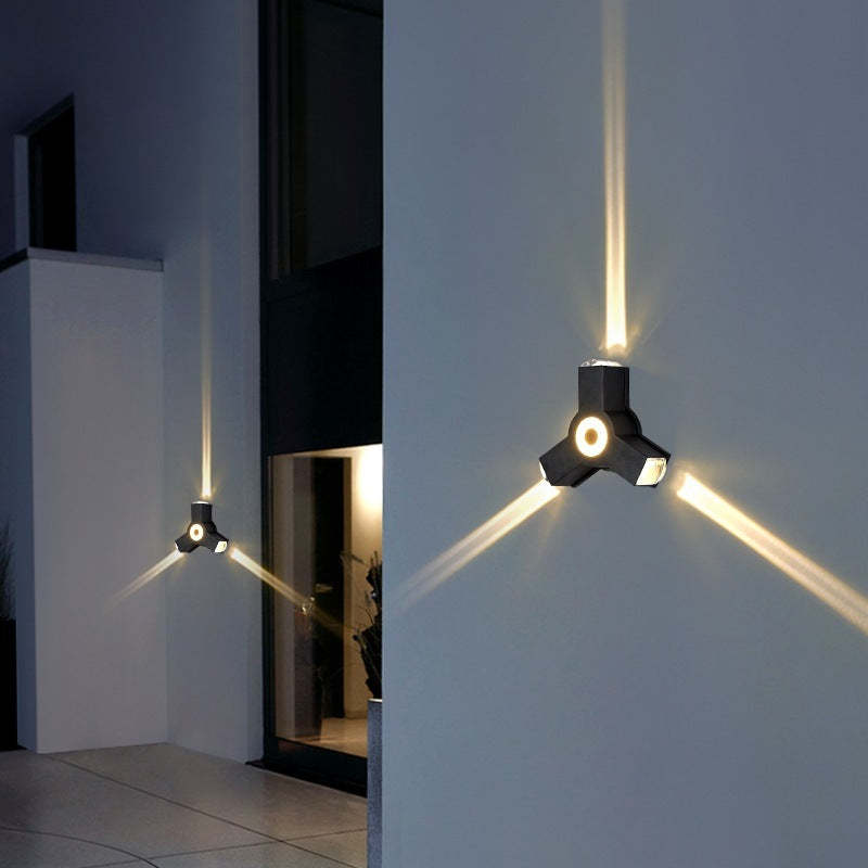 Ray Modern Waterproof Minimalist LED Outdoor Wall Lamp Metal Acrylic Garden Corridor - Letslighting