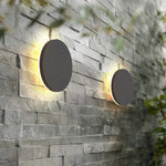 Ray Minimalist Round Square Outdoor Wall Lamp LED - Letslighting