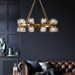 Circles Spotlights Industrial Brass Chandeliers LED Ceiling Light - Lamp Outdoor