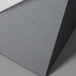 Modern angular post light with geometric V-shaped design creating dramatic upward and downward illumination