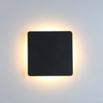 Ray Minimalist Round Square Outdoor Wall Lamp LED - Letslighting
