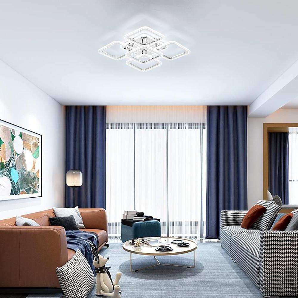 5 Square LED Modern Ceiling Lights Fixture Flush Mount Lighting Ceiling Lamp - Lamp Outdoor