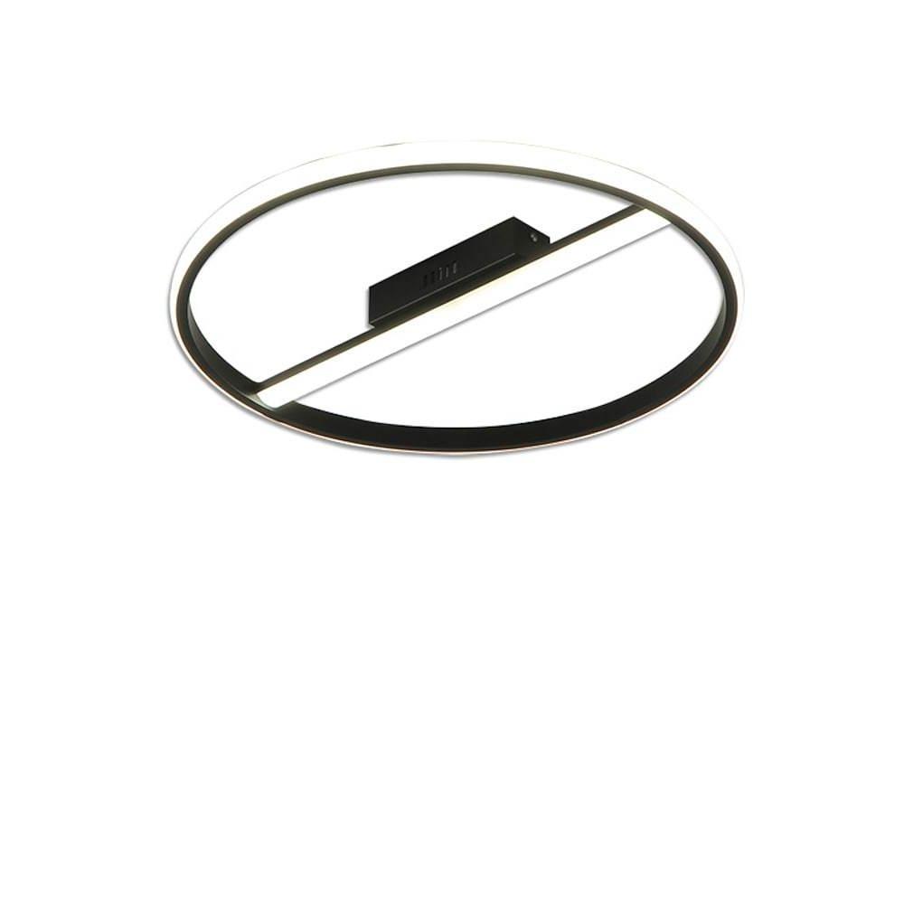 Creative Circle Flush Mount Light Metal Ceiling Light 1 Light - Lamp Outdoor