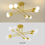 8-light LED Modern Sputnik Chandelier Ceiling Lights Pendent Lighting - Lamp Outdoor