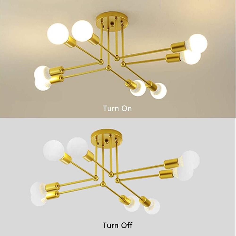 8-light LED Modern Sputnik Chandelier Ceiling Lights Pendent Lighting - Lamp Outdoor