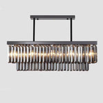 Rectangular Double-layer Crystal LED Industrial Chandeliers Pendant Light - Lamp Outdoor