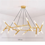 Creative Metal Design 16-Lights LED Industrial Chandeliers Hanging Lamp - Lamp Outdoor