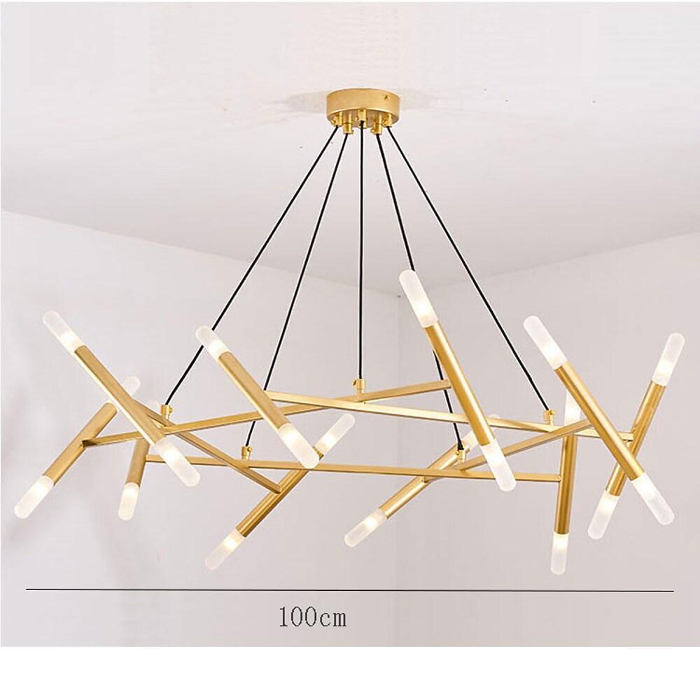 Creative Metal Design 16-Lights LED Industrial Chandeliers Hanging Lamp - Lamp Outdoor