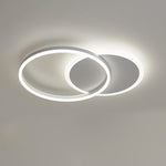 22'' Ambient LED Light Two Ringed Flush Mount Ceiling Light with Bulb - Lamp Outdoor