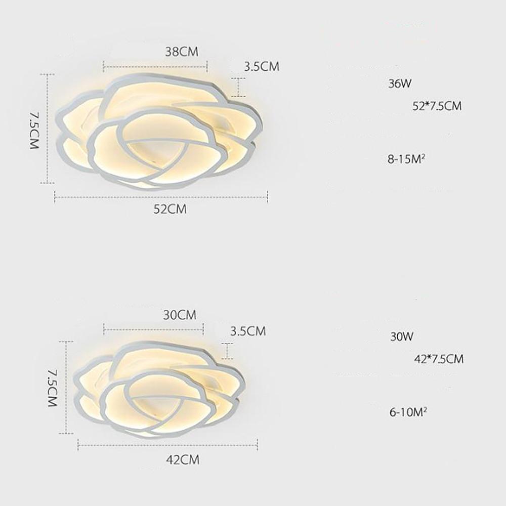 Mavis Flower Shapes Modern Metal Flush Mount Ceiling Lighting - Lamp Outdoor