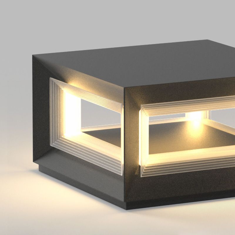 Ray LED Cube Metal Outdoor Lamps - Lamp Outdoor