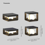 Ray Modern Mountain Metal Outdoor Lamp, Warm Light - Letslighting