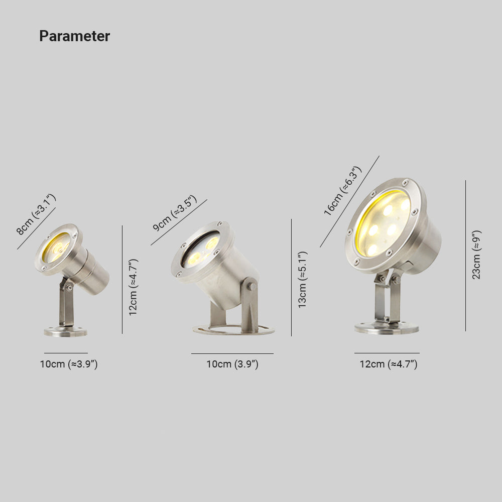 Ray Modern Bell Outdoor Under Water Spotlight - Lamp Outdoor