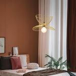 Artistic Double Wire Basket LED Vintage Pendant Lighting Hanging Lamp - Lamp Outdoor