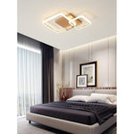 Squares Artistic Dimmable LED Modern Ceiling Lights Flush Mount Lighting - Lamp Outdoor
