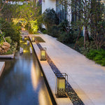 Floral Brown Stainless Steel Garden Light Waterproof Outdoor Lighting - Lamp Outdoor