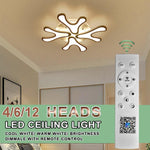Creative Flower Dimmable LED Nordic Ceiling Lights Flush Mount Lighting - Lamp Outdoor