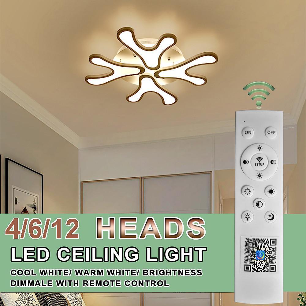 Creative Flower Dimmable LED Nordic Ceiling Lights Flush Mount Lighting - Lamp Outdoor