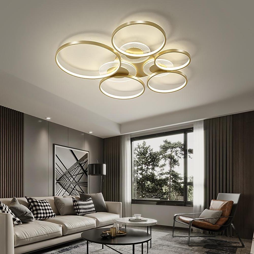Circles LED Nordic Ceiling Lights Flush Mount Lighting Ceiling Lamp - Lamp Outdoor