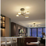 Circular 8-light Design LED Nordic Flush Mount Ceiling Light Chandeliers - Lamp Outdoor
