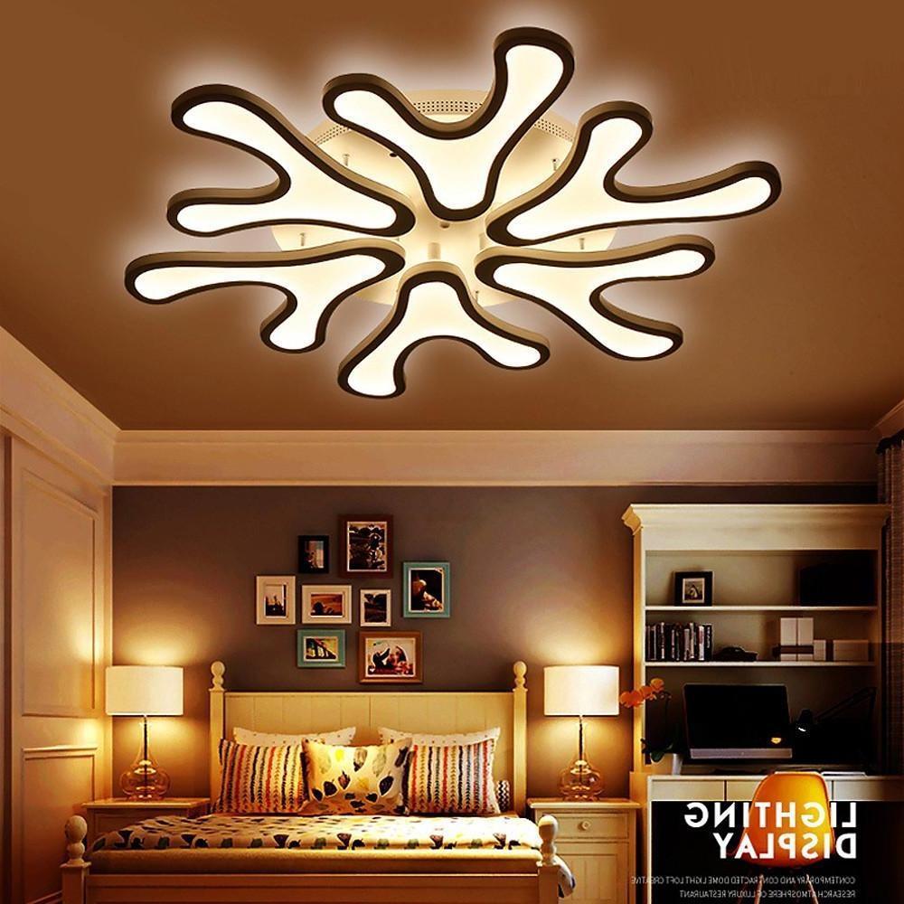 Creative Flower Dimmable LED Nordic Ceiling Lights Flush Mount Lighting - Lamp Outdoor