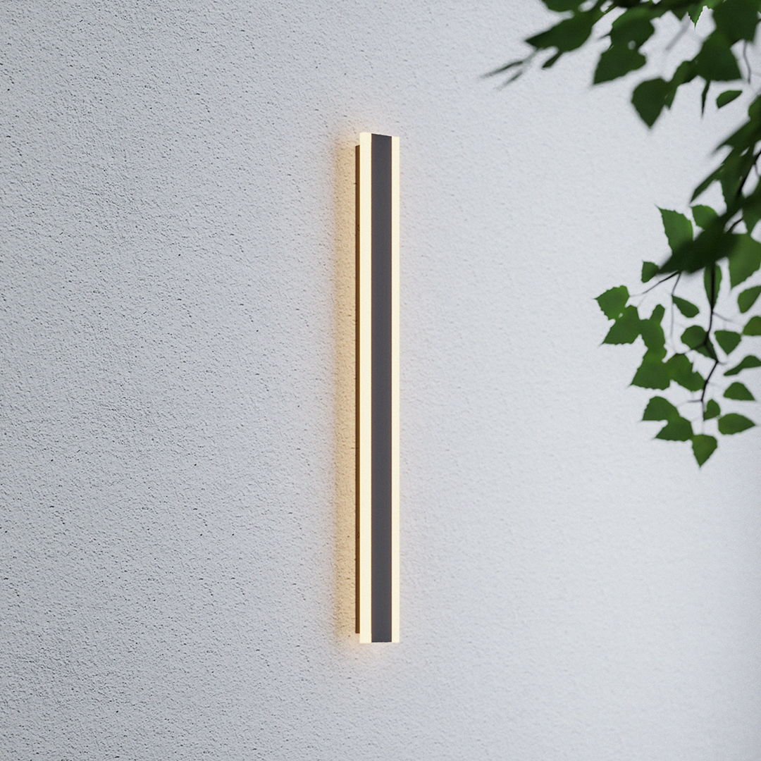 Long Linear Waterproof LED RGB Multi Color Modern Outdoor Sconces