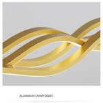 Multiwave LED Nordic Dining Chandelier Kitchen Lighting Ceiling Light - Lamp Outdoor