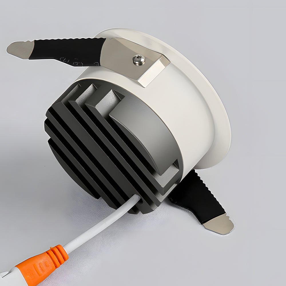 Honeycomb Nest Lens Round White LED Recessed Downlight, 7W/9W - Lamp Outdoor