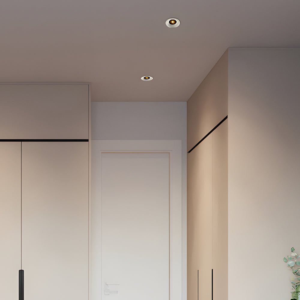 Honeycomb Nest Lens Round White LED Recessed Downlight, 7W/9W - Lamp Outdoor