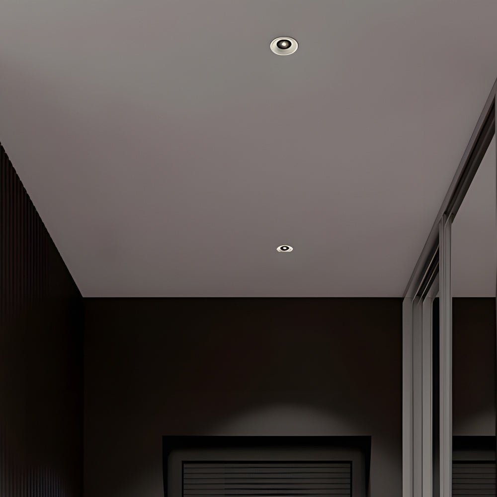 Honeycomb Nest Lens Round White LED Recessed Downlight, 7W/9W - Lamp Outdoor