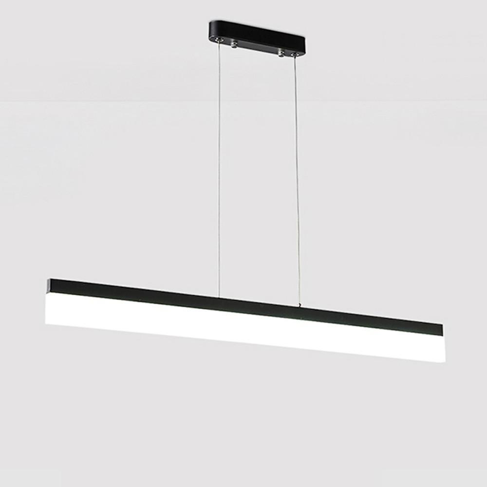 Modern Aluminum Acrylic Pendant Lights Elongated Linear Ceiling Lights - Lamp Outdoor
