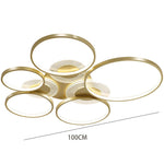 Circles LED Nordic Ceiling Lights Flush Mount Lighting Ceiling Lamp - Lamp Outdoor