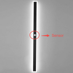Arisha Radiation Linear Metal Acrylic Outdoor Wall Lamp Garden Corridor - Letslighting