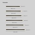 Arisha Radiation Linear Metal Acrylic Outdoor Wall Lamp Garden Corridor - Letslighting