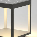 Ray Modern Rectangular Metal LED Outdoor Light Post - Lamp Outdoor