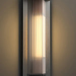 Ray Modern Rectangular Acrylic Outdoor Wall Lamp Transparent - Lamp Outdoor